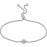 CHRIST Armband CHRIST Damen-Armband 585er Weißgold 7 Diamant, Damenschmuck weiß