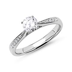 🦚 Ring 950er Platin mit Diamanten