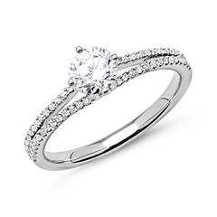 🦚 950er Platin Ring mit Diamanten