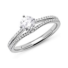 🦚 Ring 950er Platin mit Diamanten