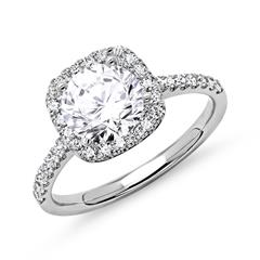 🦚 Verlobungsring 950er Platin mit Diamanten