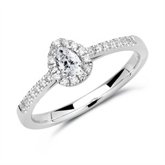 🦚 Ring 950er Platin mit Diamanten