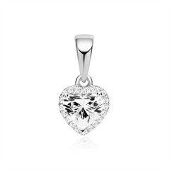 🦚 Anhänger aus 750er Weißgold mit Diamanten