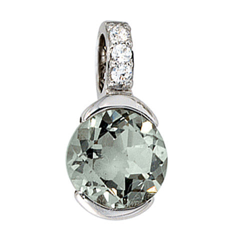 Anhänger 585 Gold Weißgold 3 Diamanten Brillanten 1 grüner Amethyst Goldanhänger Unkategorisiert online kaufen Anhänger 585 Gold Weißgold 3 Diamanten Brillanten 1 grüner Amethyst Goldanhänger Unkategorisiert online kaufen
