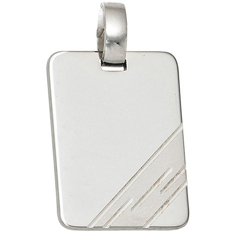 Anhänger Gravur Gravurplatte 925 Sterling Silber rhodiniert Unkategorisiert online kaufen