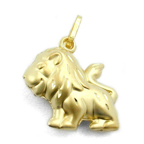 Anhänger Löwe matt-glänzend Gold 375 Unkategorisiert online kaufen