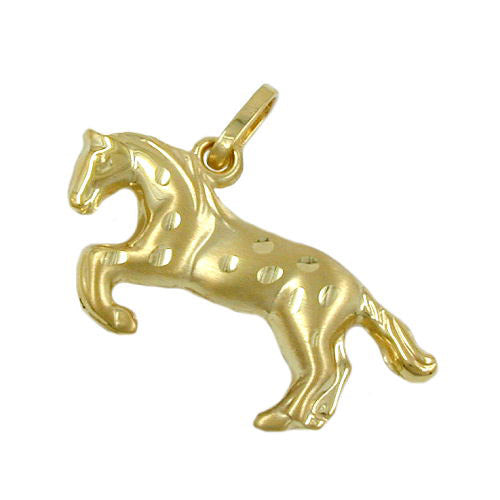 Anhänger Pferd matt-diamantiert Gold 375 Unkategorisiert online kaufen Anhänger Pferd matt-diamantiert Gold 375 Unkategorisiert online kaufen