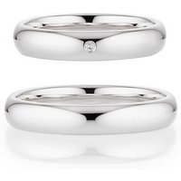 Bruno Banani Trauring Schmuck Geschenk, Ehering Hochzeit Damenring Herrenring, wahlweise mit oder ohne Brillant, Made in Germany silberfarben Unkategorisiert online kaufen