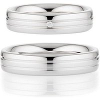 Bruno Banani Trauring Schmuck Geschenk, Ehering Hochzeit Damenring Herrenring, wahlweise mit oder ohne Brillant, Made in Germany silberfarben Unkategorisiert online kaufen