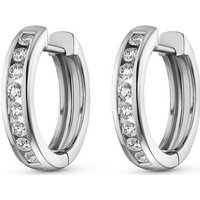 CHRIST Paar Creolen CHRIST Damen-Creolen 16 Diamant (Paar) weiß Unkategorisiert online kaufen