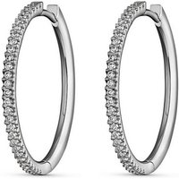 CHRIST Paar Creolen CHRIST Damen-Creolen 58 Diamant (Paar) silberfarben Unkategorisiert online kaufen