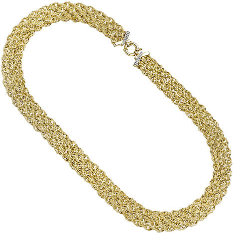 Collier Halskette 375 Gold Gelbgold 48 5 cm Kette Goldkette Unkategorisiert online kaufen