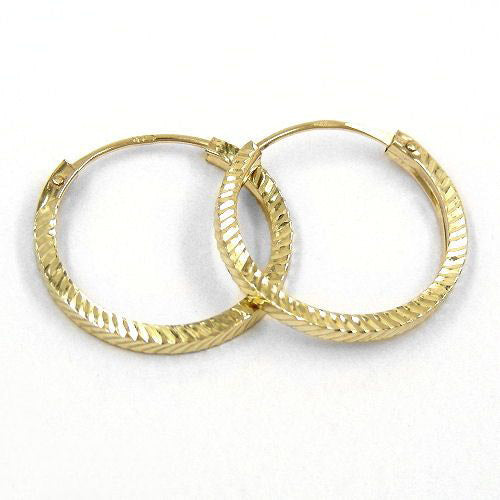 Creolen 17mm diamantiert Gold 375 Unkategorisiert online kaufen