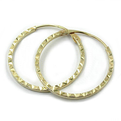 Creolen 17mm diamantiert Gold 375 Unkategorisiert online kaufen