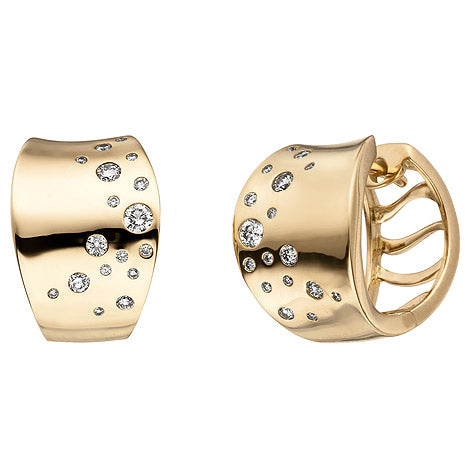 Creolen 585 Gold Gelbgold 34 Diamanten Brillanten Ohrringe Goldcreolen Unkategorisiert online kaufen