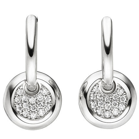Creolen 585 Gold Weißgold 30 Diamanten Brillanten Ohrringe Diamantohrringe Unkategorisiert online kaufen
