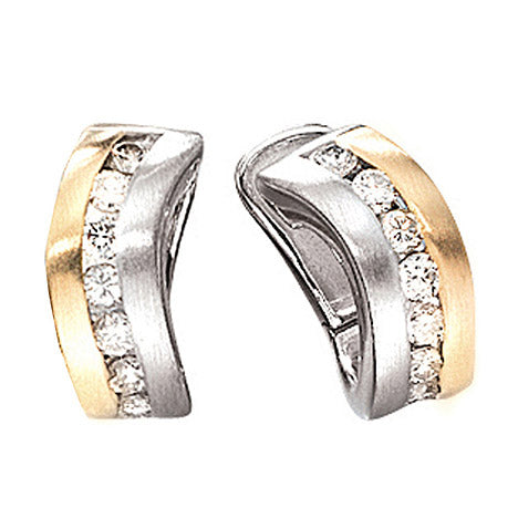 Creolen 585 Gold Weißgold Gelbgold bicolor matt 16 Diamanten Brillanten Ohrringe Unkategorisiert online kaufen Creolen 585 Gold Weißgold Gelbgold bicolor matt 16 Diamanten Brillanten Ohrringe Unkategorisiert online kaufen