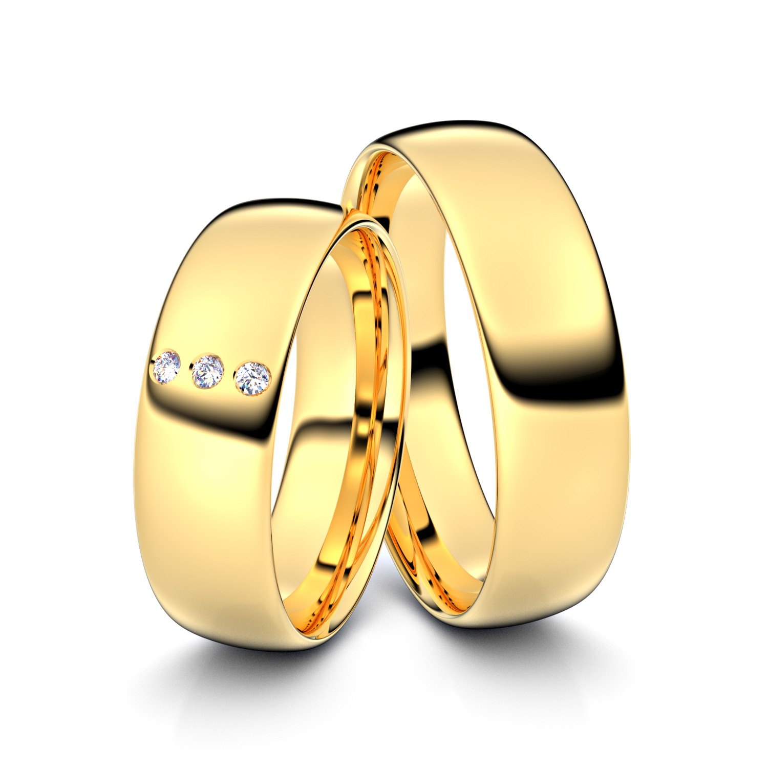 Eheringe 333er Gelbgold