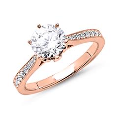 🦚 14 Karat Roségold Ring mit Diamanten Unkategorisiert online kaufen