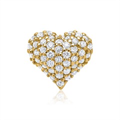 🦚 585er Gelbgold-Anhänger Herz 48 Diamanten Unkategorisiert online kaufen