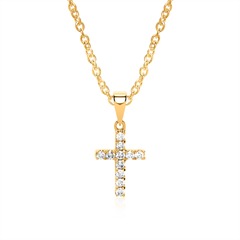🦚 585er Gold Kette Kreuz 11 Brillanten Unkategorisiert online kaufen