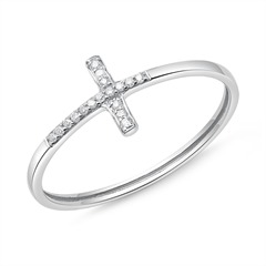 🦚 585er Weißgold Ring Kreuz 17 Diamanten Unkategorisiert online kaufen 🦚 585er Weißgold Ring Kreuz 17 Diamanten Unkategorisiert online kaufen
