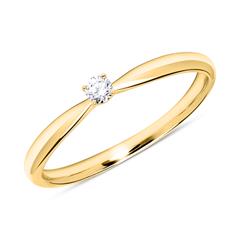 🦚 750er Goldring mit Diamant 0,05 ct. Unkategorisiert online kaufen