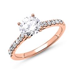 🦚 750er Roségold Verlobungsring mit Diamanten Unkategorisiert online kaufen