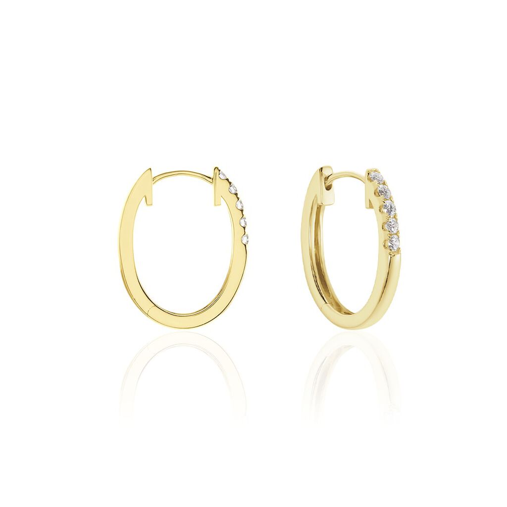 🦚 CELIN Damen Creolen Gold 750 (18 Karat) Diamant Weiß 0,14 ct B 15,5 mm, Creolen mit Stein Unkategorisiert online kaufen 🦚 CELIN Damen Creolen Gold 750 (18 Karat) Diamant Weiß 0,14 ct B 15,5 mm, Creolen mit Stein Unkategorisiert online kaufen