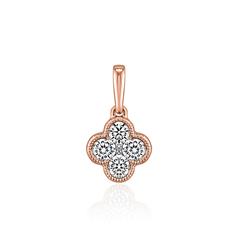 🦚 Damen Anhänger aus Roségold mit Diamanten Unkategorisiert online kaufen