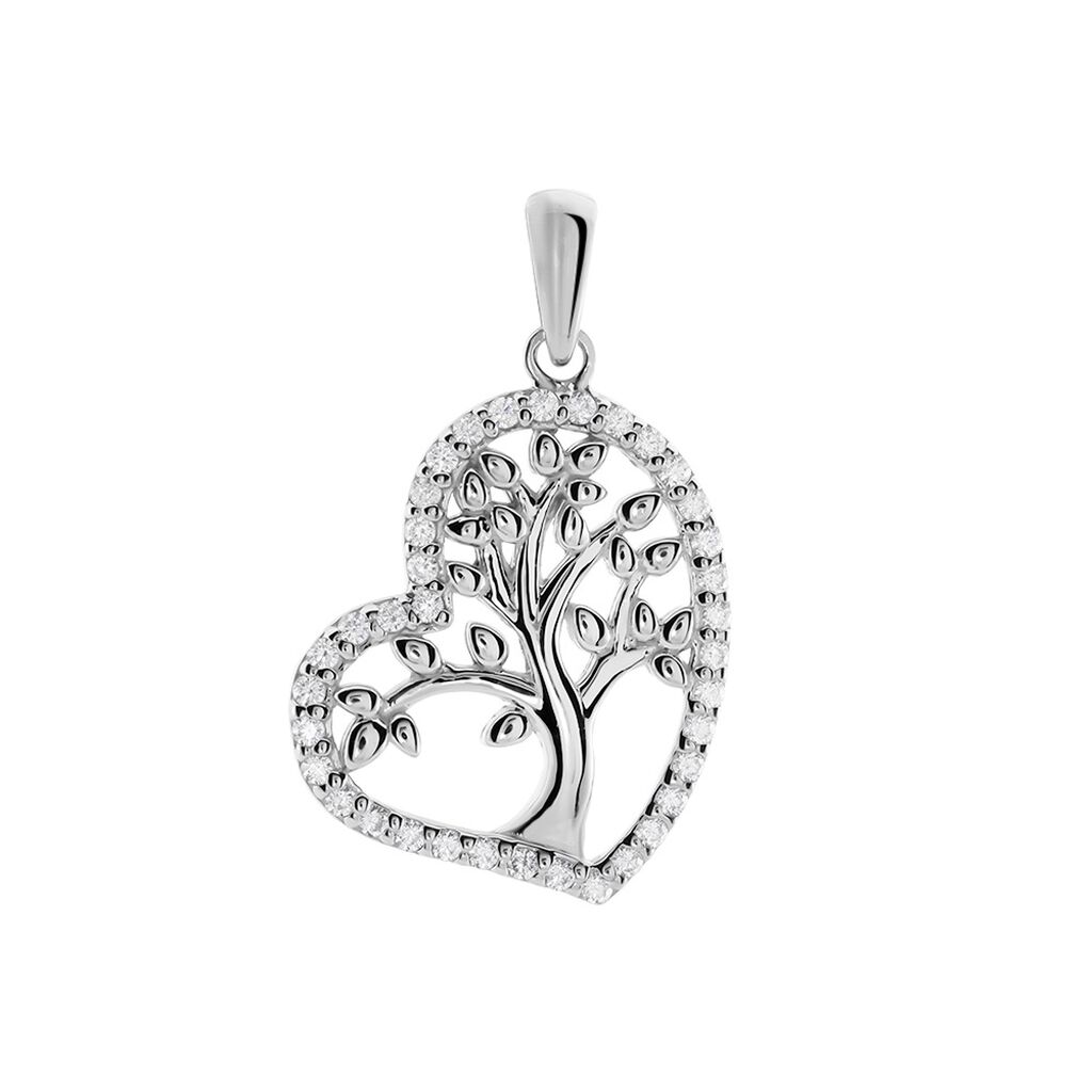 🦚 Damen Anhänger Silber Silber 925 Zirkonia Weiß Herz B 16,8 mm, Anhänger mit Stein Unkategorisiert online kaufen 🦚 Damen Anhänger Silber Silber 925 Zirkonia Weiß Herz B 16,8 mm, Anhänger mit Stein Unkategorisiert online kaufen