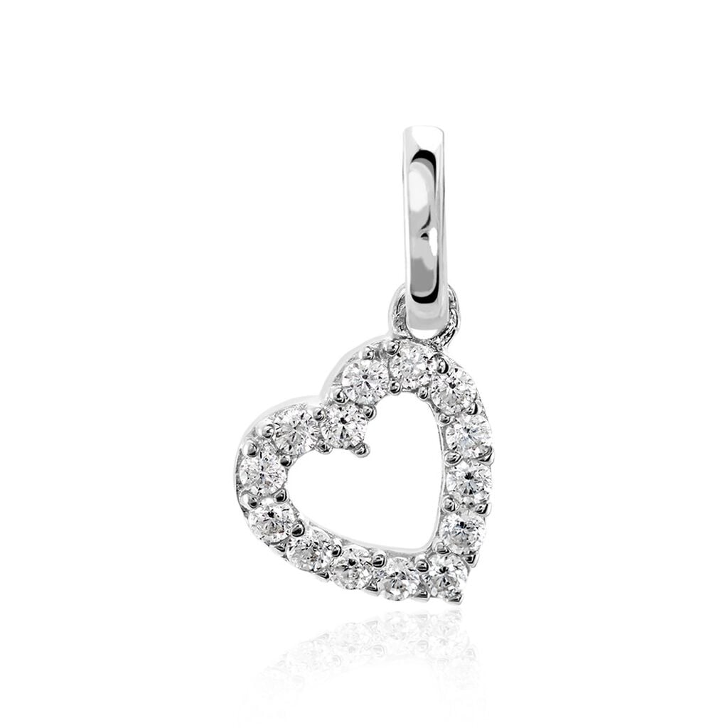 🦚 Damen Anhänger Weißgold 375 (9 Karat) Zirkonia Weiß Herz, Anhänger mit Stein Unkategorisiert online kaufen 🦚 Damen Anhänger Weißgold 375 (9 Karat) Zirkonia Weiß Herz, Anhänger mit Stein Unkategorisiert online kaufen