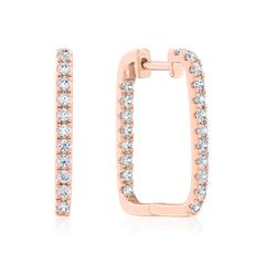 🦚 Damen Creolen aus Roségold mit Brillanten Unkategorisiert online kaufen