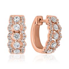 🦚 Damen Creolen aus Roségold mit Diamanten Unkategorisiert online kaufen