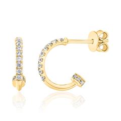 🦚 Damen Ohrstecker aus Gold mit Diamanten Unkategorisiert online kaufen