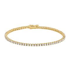 🦚 Damen Tennisarmband aus Gold mit Diamanten Unkategorisiert online kaufen