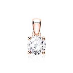 🦚 Damenanhänger aus 585er Roségold mit Diamant Unkategorisiert online kaufen