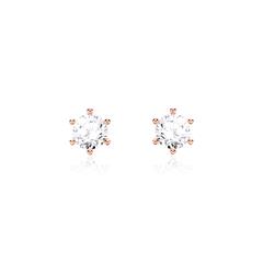 🦚 Diamant Ohrstecker für Damen aus 14K Roségold Unkategorisiert online kaufen