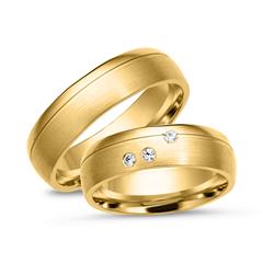 🦚 Eheringe 333er Gelbgold 3 Brillanten Unkategorisiert online kaufen