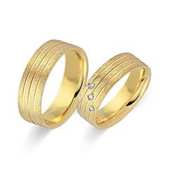 🦚 Eheringe 585er Gelbgold 3 Diamanten Unkategorisiert online kaufen