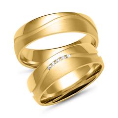 🦚 Eheringe aus Gold mit 5 Diamanten Unkategorisiert online kaufen
