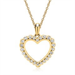 🦚 Gelbgold-Kette Anhänger 24 Diamanten 0,17 ct. Unkategorisiert online kaufen