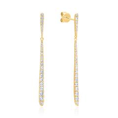 🦚 Hängende Ohrstecker aus 750er Gold mit Diamanten Unkategorisiert online kaufen