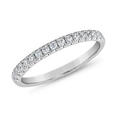 🦚 Half-Eternityring, lab grown Diamanten, Weißgold Platin