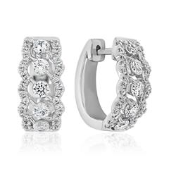 🦚 Lab Diamant Creolen für Damen aus Weißgold oder Platin Unkategorisiert online kaufen