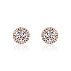 🦚 Ohrstecker für Damen aus Roségold mit Brillanten Unkategorisiert online kaufen