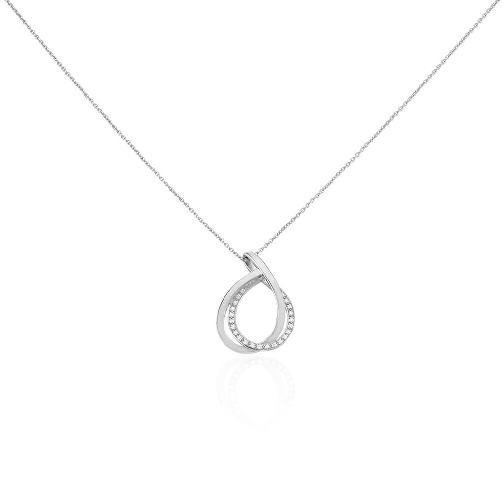 🦚 OLINA Damen Collier Silber Silber 925 Zirkonia ---, Collier ohne Stein Unkategorisiert online kaufen