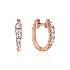 🦚 Roségold Ohrschmuck für Damen mit Diamanten, Lab Grown Unkategorisiert online kaufen