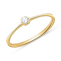 🦚 Verlobungsring aus 585er Gold mit Diamant Unkategorisiert online kaufen