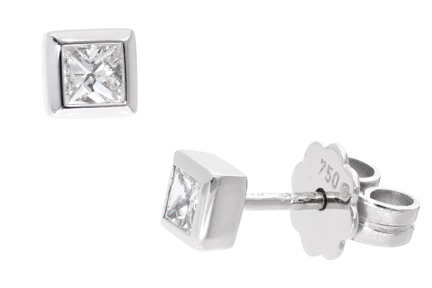 GLIZZ GL1682 Damen-Ohrringe Weißgold 750 Diamant-Ohrstecker Unkategorisiert online kaufen